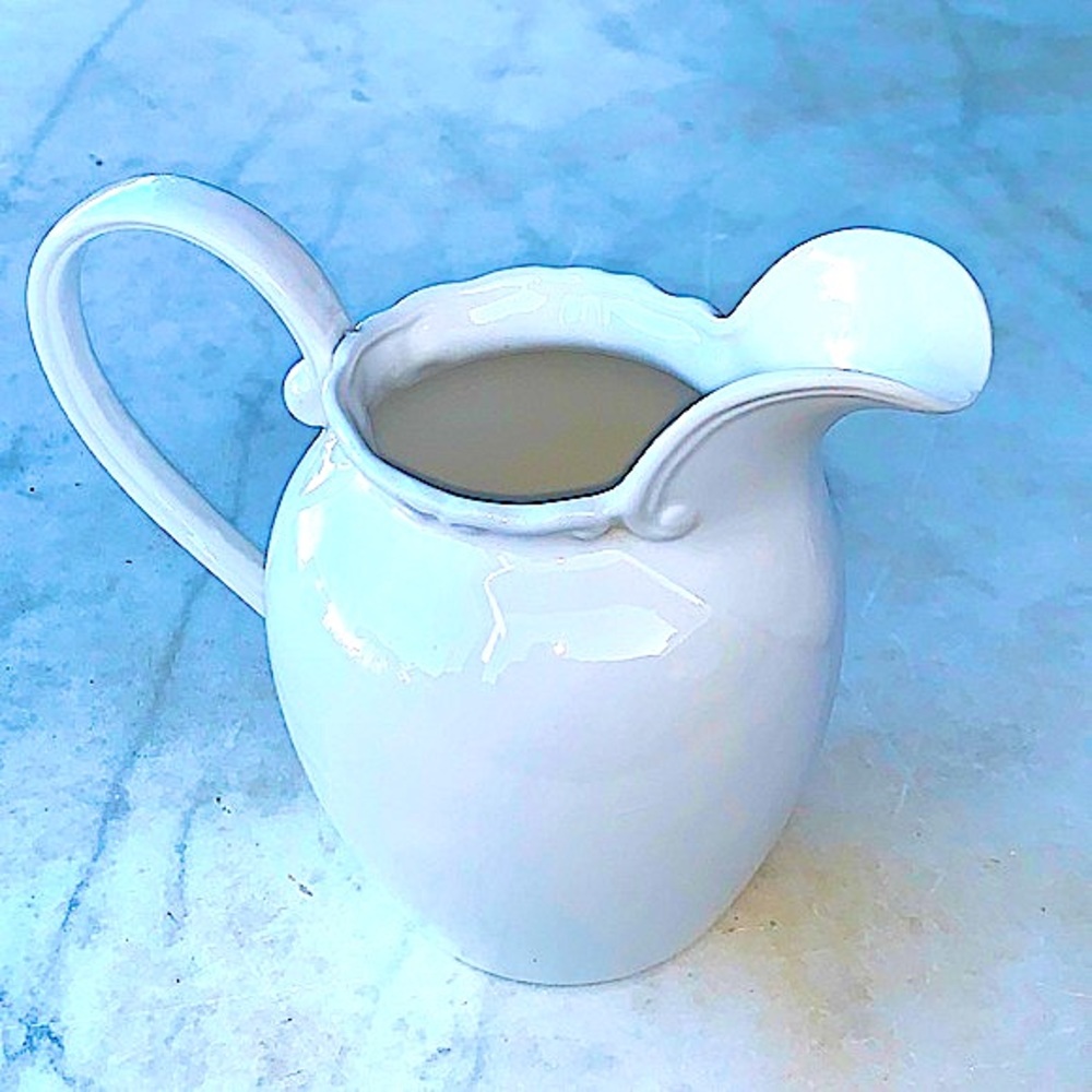 GRACES TEAWARE PITCHER CREAMER PORCELAIN NEW PORCELAIN